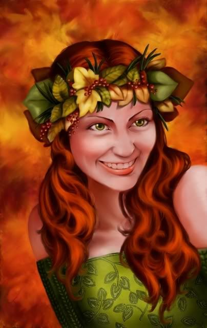 Gaia digital painting