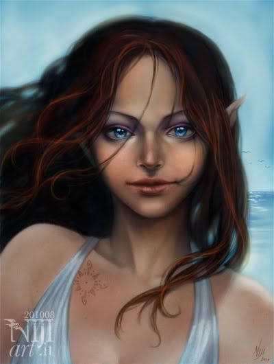fantasy elf nijiart summer