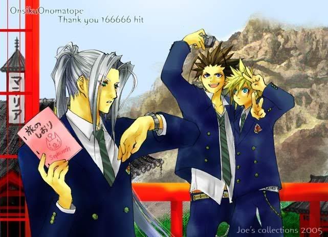 Sephcloud-zack.jpg yaaay school. image by Zetsumei_7