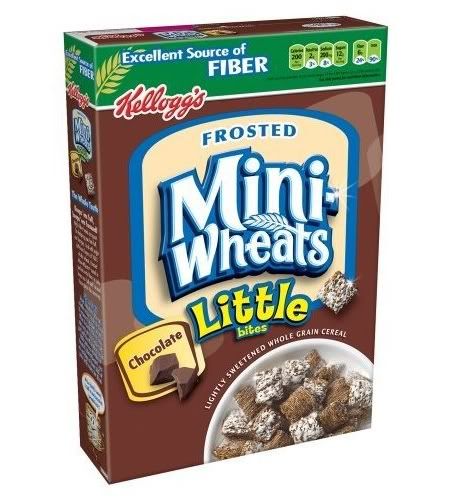 Kelloggs Frosted Mini Wheats Choc Little Bites