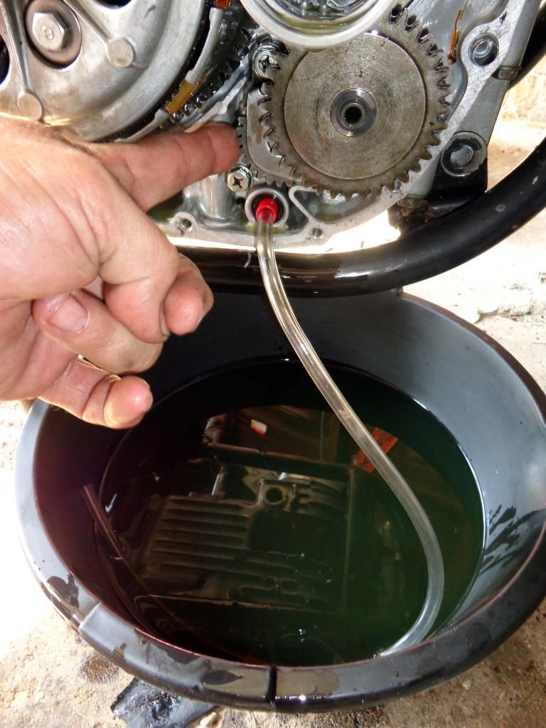 CL360 Oil Pump Test Honda Twins