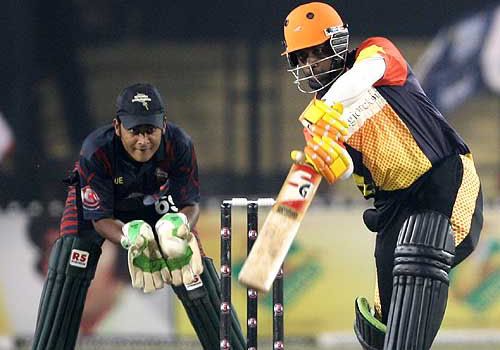 Ranjit Khirid's 25-ball 51 boosted the Mumbai Champs Ranjit Khirid's 25-ball 51 boosted the Mumbai Champs