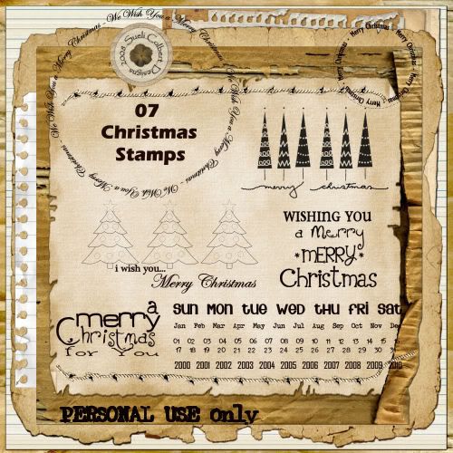 http://suelicolbert.blogspot.com/2009/11/my-christmas-stamps.html