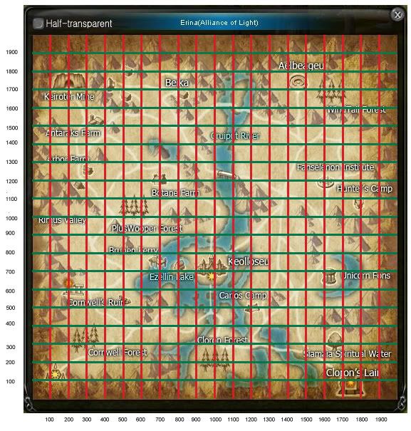 mapa de la ubicación de las criaturas del shaiya mapa de la ubicación de las criaturas del shaiya