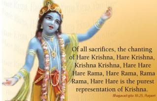 Chanting Hare Krishna as Sacrifice