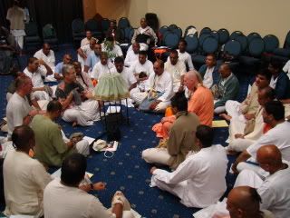 Chanting together with Tulasi