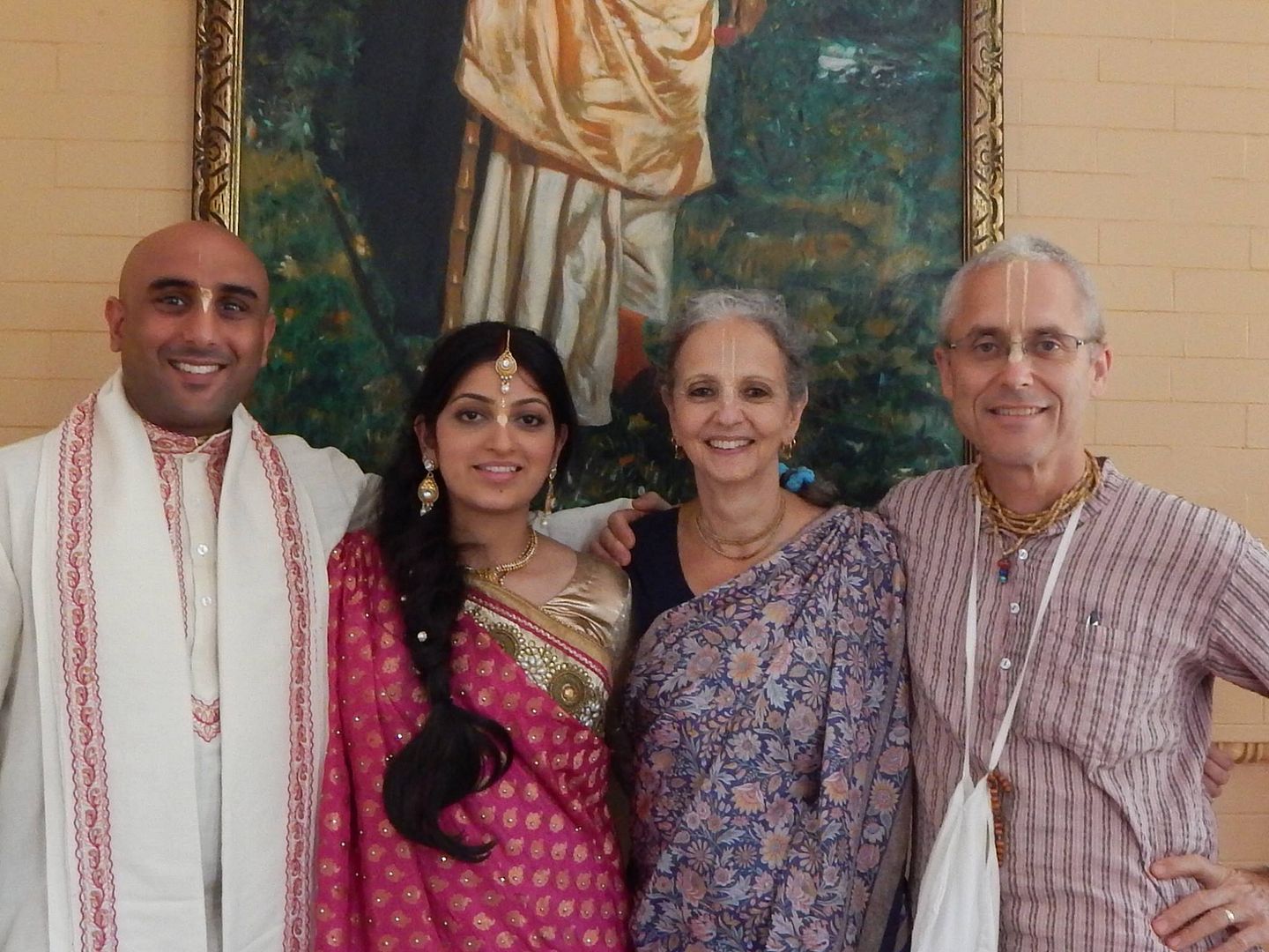 Wedding reception after the Nrisimha puja on Sunday. photo 11856385_10206026193927367_7587736791693341348_o_zpswratfenk.jpg