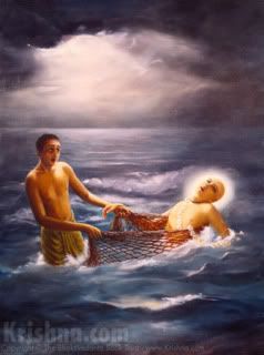 Fisherman &quot;catches&quot; Lord Chaitanya