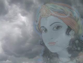 Krishna in Thundershowers