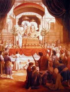 Maharaja Ambarisha offers all nine methods of bhakti