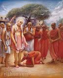 Prakashananda Sarasvati surrenders