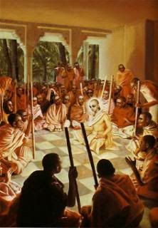 Shri Chaitanya converts the Mayavadis