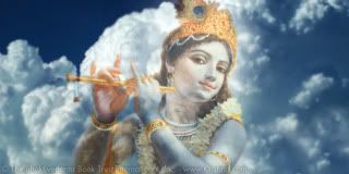 Krishna in Thundershowes