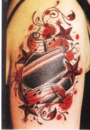 musical tattoo. Musical Tattoo
