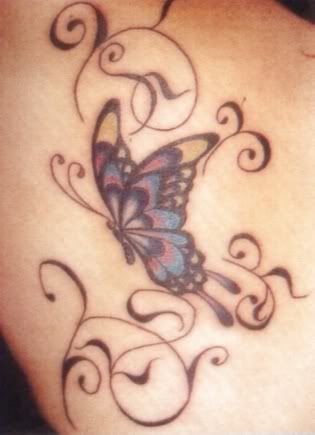 Butterfly Tattoo Light Image