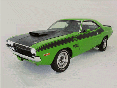 Dodge Challenger 1970 Green. dodge challanger