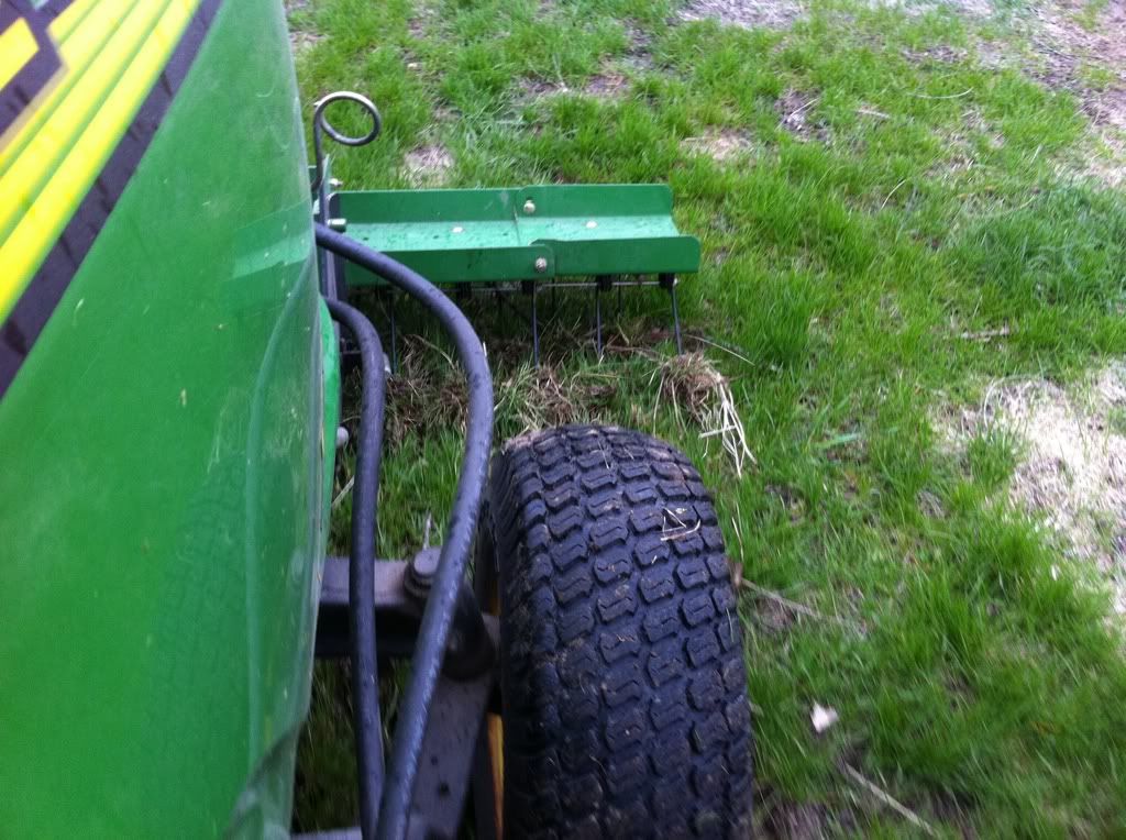 Quick Hitch mounted dethatcher My Tractor Forum