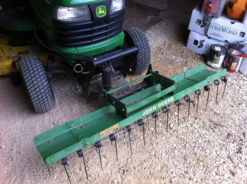 Quick Hitch mounted dethatcher Page 2 The