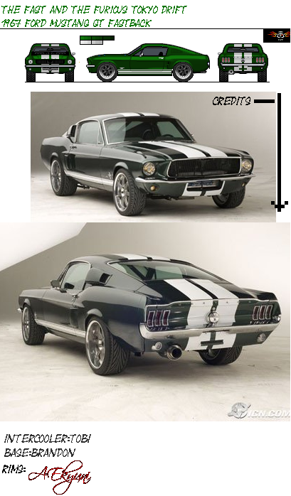 67 mustang fast and furious