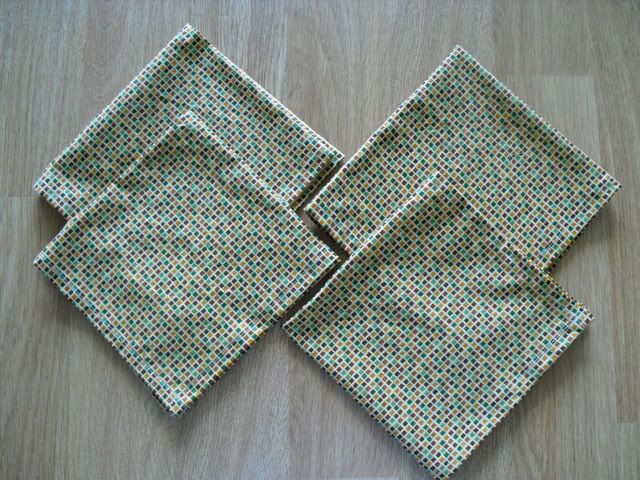 Pixels Cloth Napkins by Dragonfly Gifts
