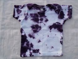 "Purple Rain" Dyed Infant Tee by Dragonfly Gifts