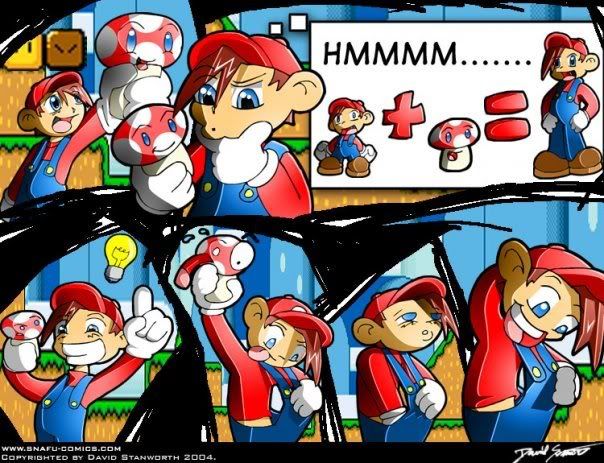 funny mario. Mario world from a differnt