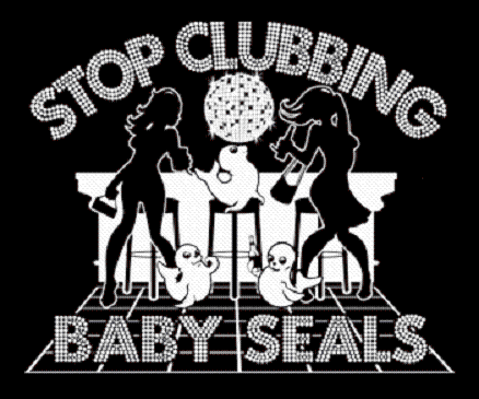 clubbing baby seals. Clubbing