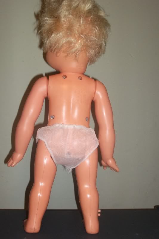 tumbling doll of flesh. 1977 Ideal Tippy Tumbles doll
