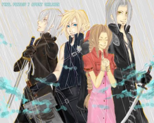 ff7ac.jpg Kadaj Cloud Aerith Sephiroth image by KAHTHR