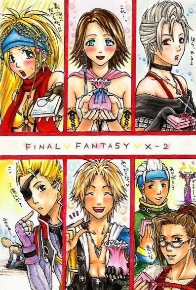 valentine.jpg Rikku Yuna Paine Gippal Tidus Baralai Nooj image by KAHTHR