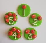 Five little pumpkins counting magnets