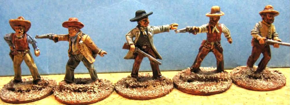 Old Glory 25mm Cowboys 125