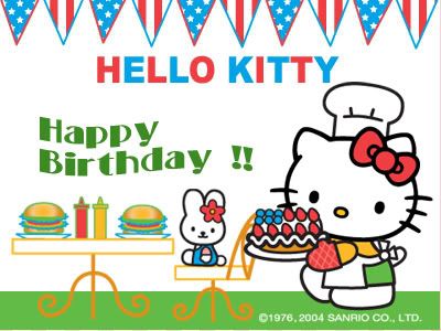 Hello Kitty Pictures Birthday. Hello Kitty Happy Birthday
