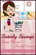 Sisterly Savings button