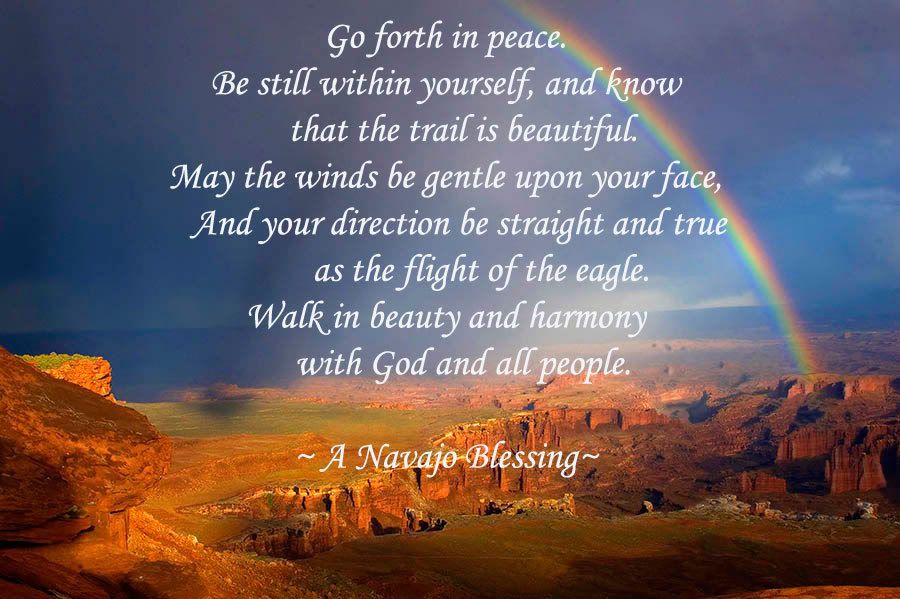 navajo, blessing, native