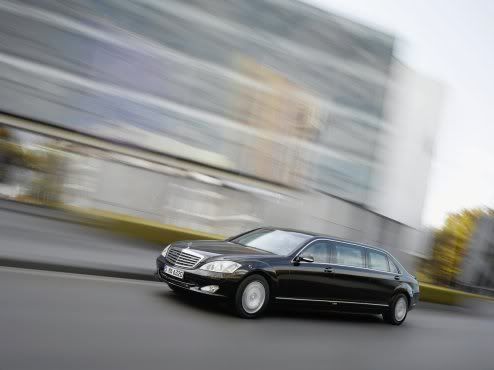 Mercedes Benz S600 Pullman Guard. The stretched S600 Mercedes is