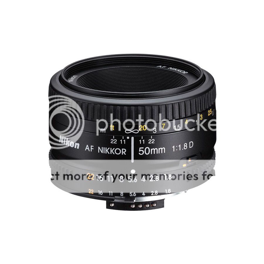 Nikon AF 50mm f/1.8 D Prime lens D7000 D300s D700 D800 D600 D3s D3X D4 ...