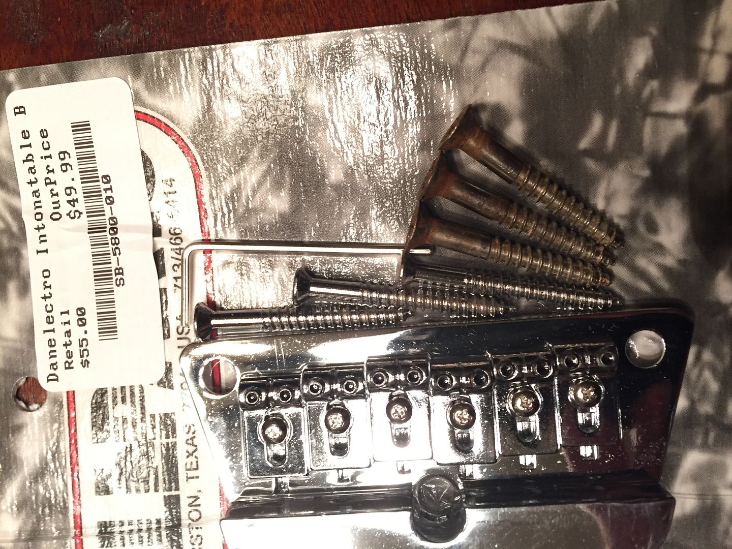 The Kluson tuners slid in perfectly. Although it will take some work to get those bushings in. I don't think I will grind the tuners plate like Portland ...