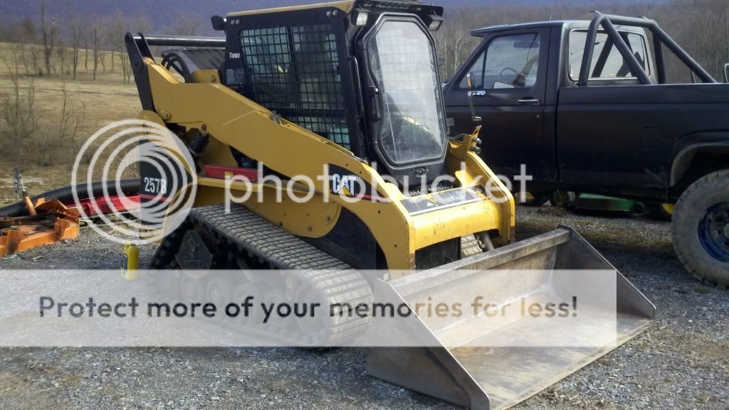   257B Track Skid Steer Loader DIESEL Tractor Combo Bobcat Bucket  