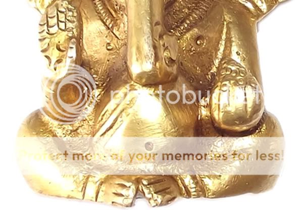 Hindu lord son of Shiva Ganesh brass statue (GN 152)  