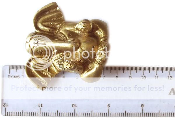 Hindu lord son of Shiva Ganesh brass statue (GN 152)  