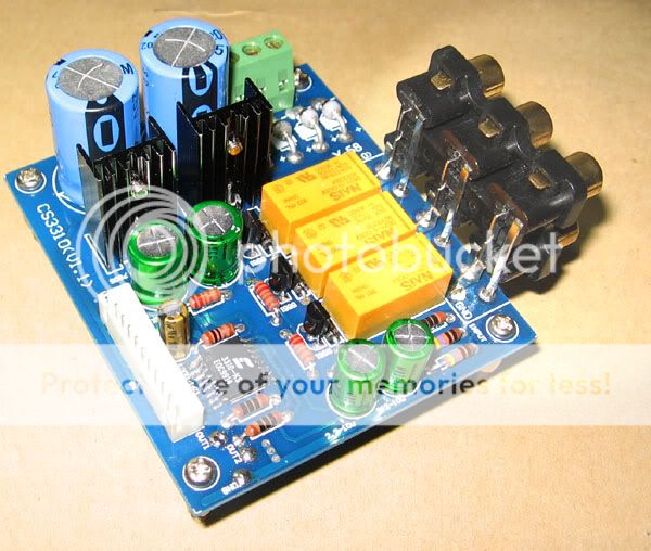 CS3310 REMOTE CONTROL STEREO LINE PREAMPLIFIER KIT  