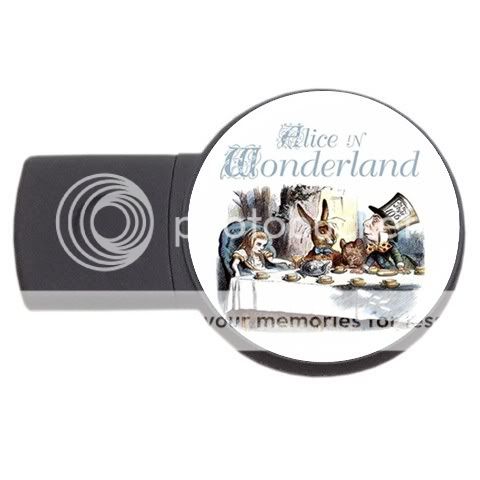 New Alice in Wonderland USB Flash Memory Drive 4GB