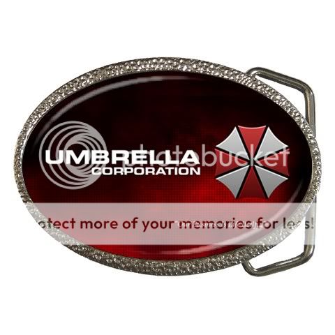 RESIDENT EVIL UMBRELLA CORPORATION Custom Belt Buckle  
