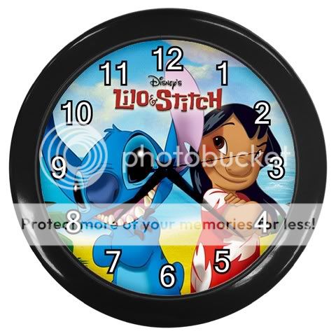 NEW* HOT LILO AND STITCH Wall Clock Home Gift  