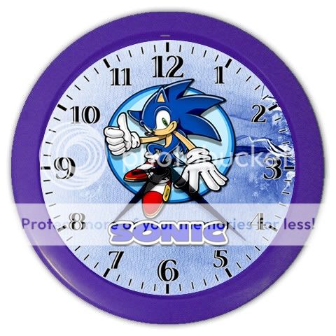 NEW* HOT SONIC THE HEDGEHOG Home Gift Wall Clock  