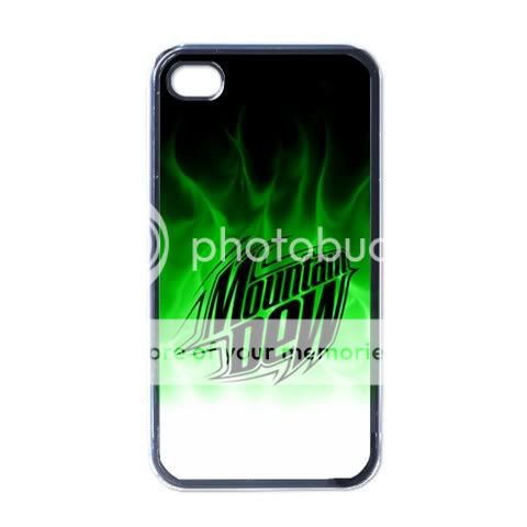 New* HOT MOUNTAIN DEW iPHONE 4 Black CASE  