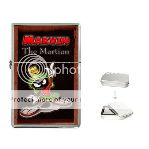 New* HOT MARVIN THE MARTIAN Flip Top Lighter  