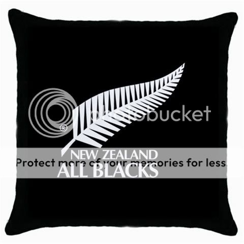 New* HOT RUGBY ALL BLACKS NEW ZEALAND Throw Pillow Case Opt. Design 