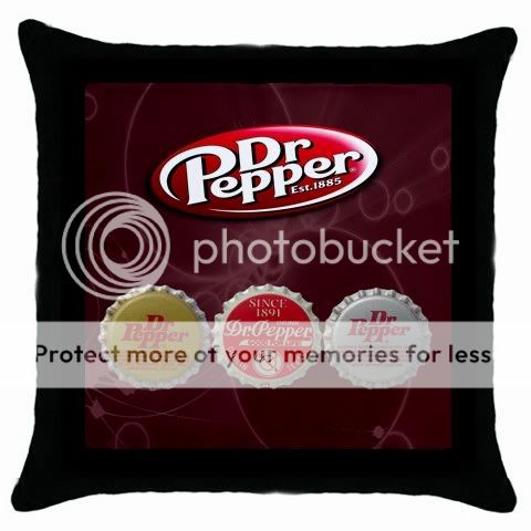 New* HOT DR PEPPER Throw Pillow Case Opt. Design  